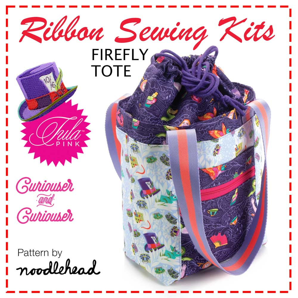 Image of Sewing Kit-Firefly Tote Curiouser- Tula Pink