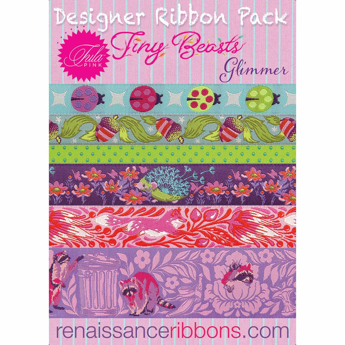 Image of Tula Pink-Tiny Beasts Glimmer-Designer Pack