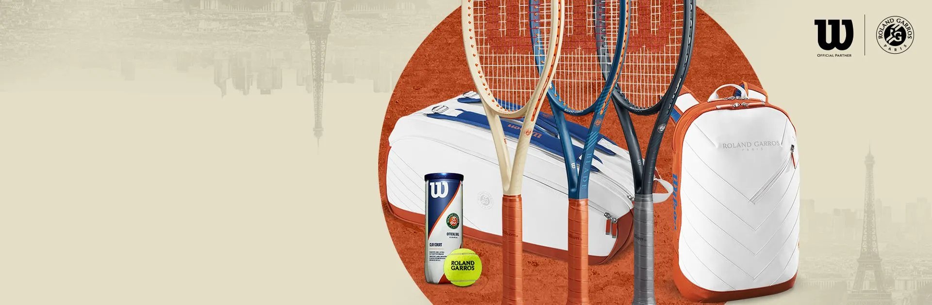 Raquetero De Tenis Wilson Roland Garros