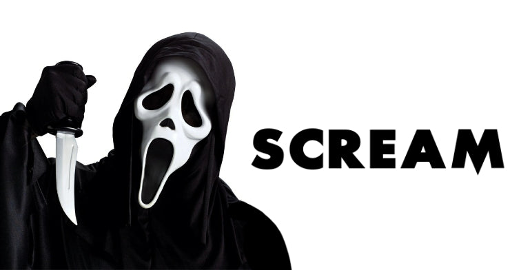 Screamer Ghost Face Scary Movie mask - . Gift Ideas