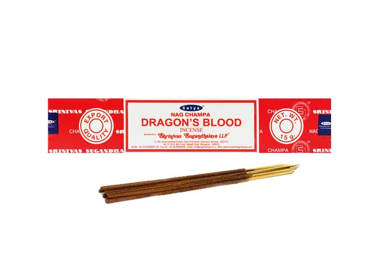 Satya Dragons Blood Incense 15 Gram Pack Jp S Horror