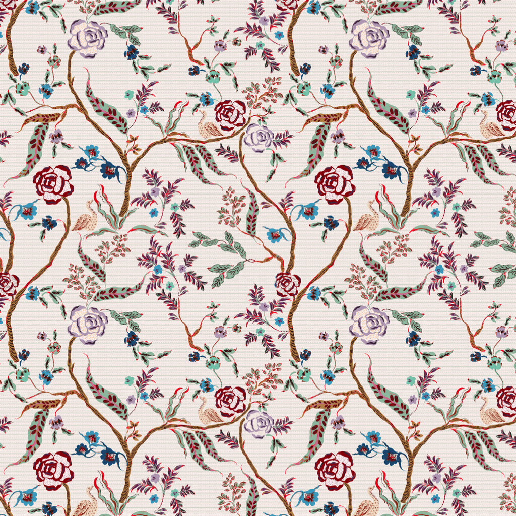 The Expert - Edy Wallpaper - Rose, 2'x12' Roll