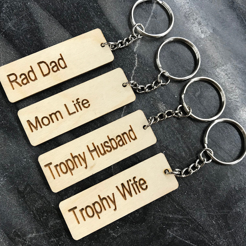 husband and wife keychains