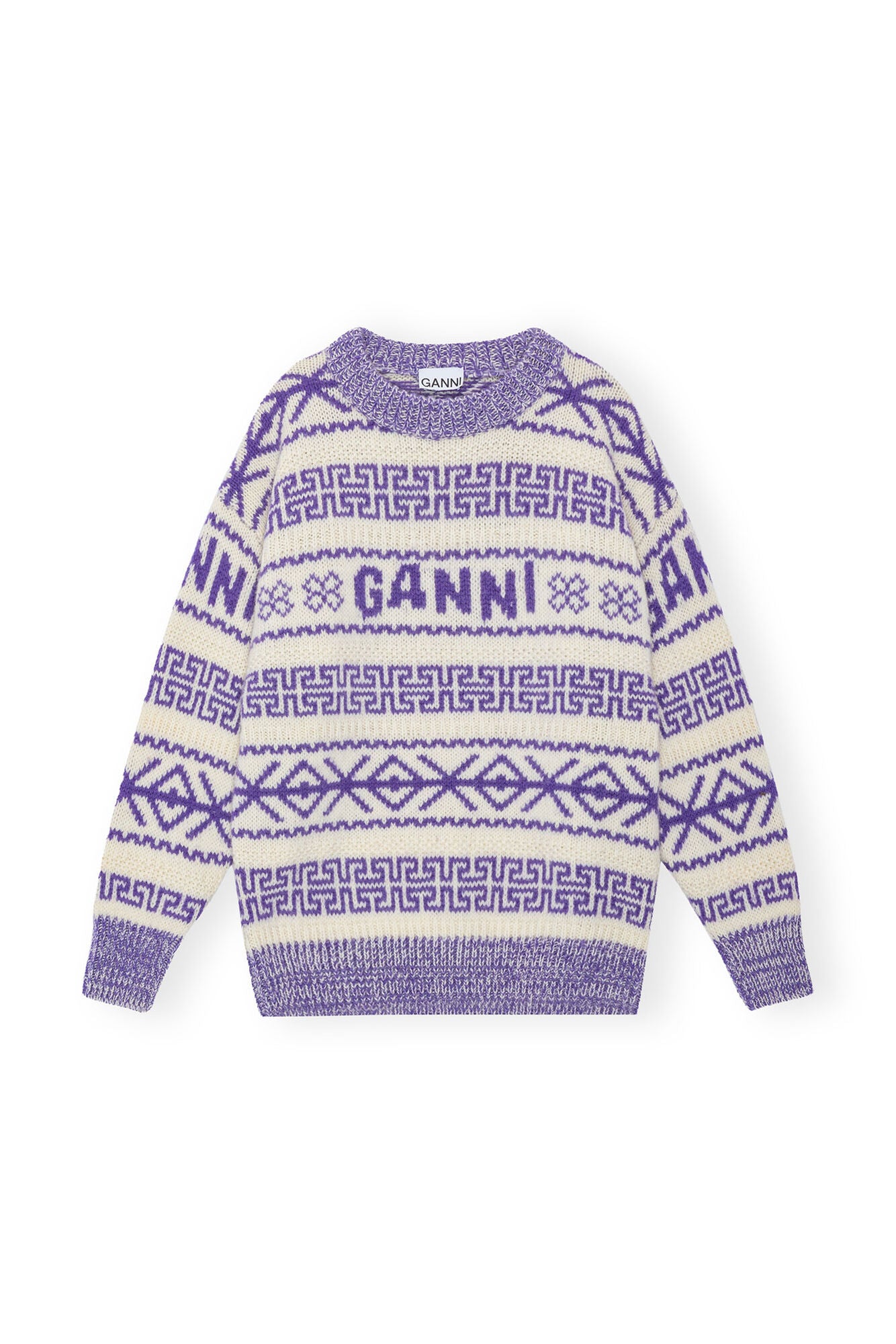 Ganni purple jumper