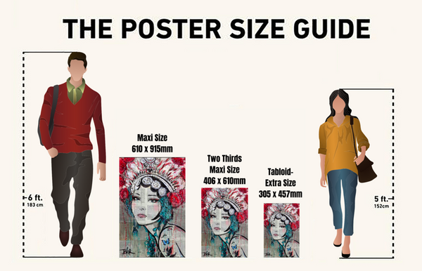 Poster Sizes - EgoAmo posters