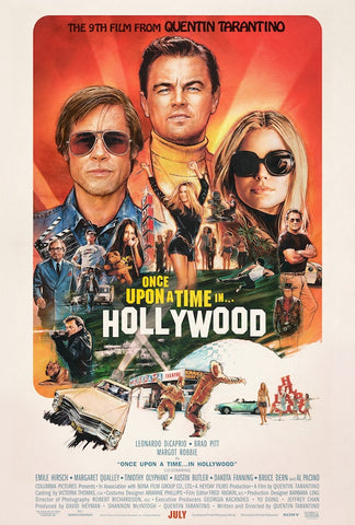 Once Upon a time.... in Hollywood movie poster - egoamo.co.za