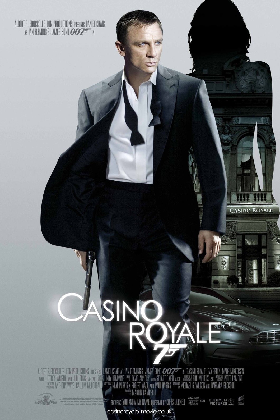 james bond poster font casino royal