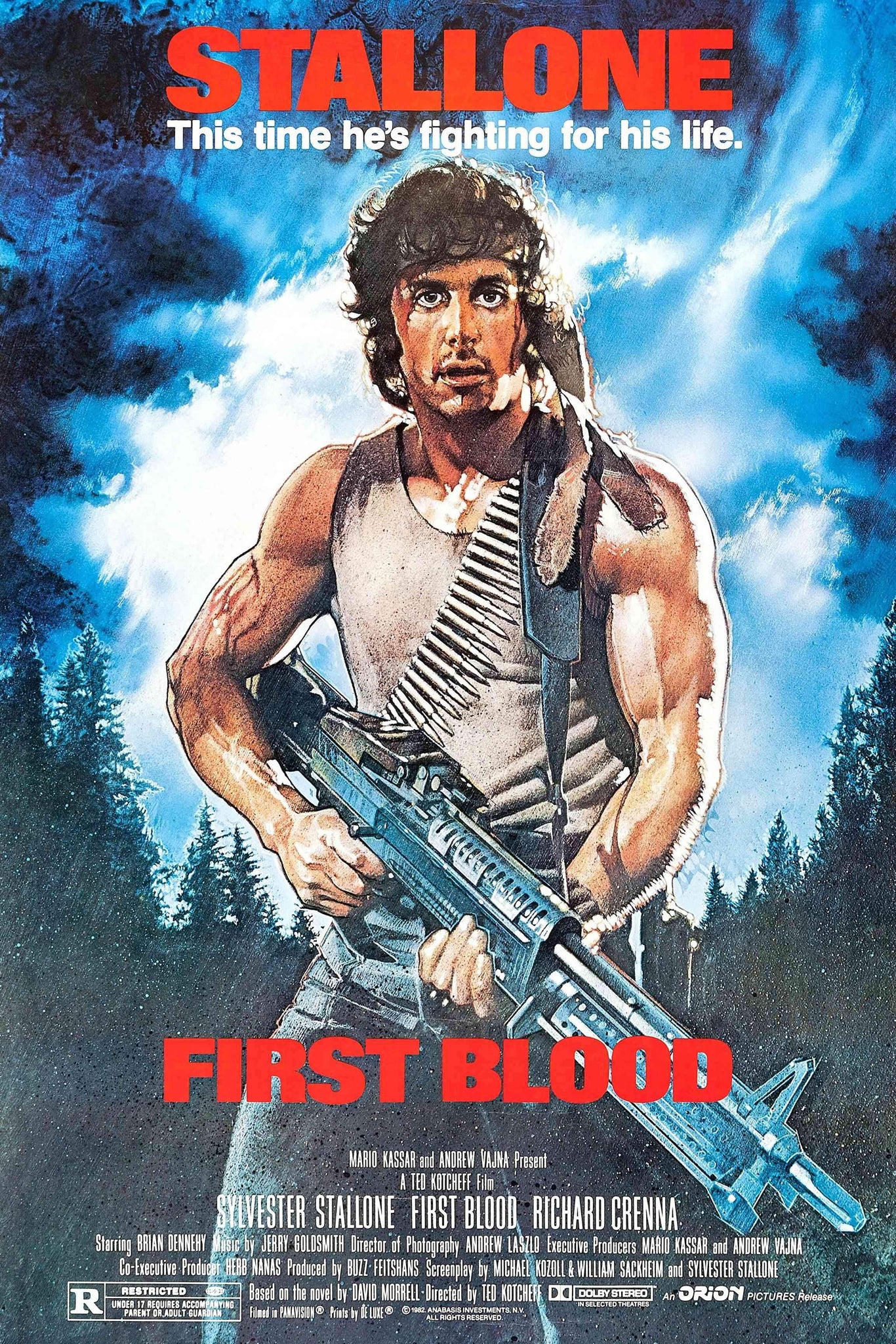 first blood the book
