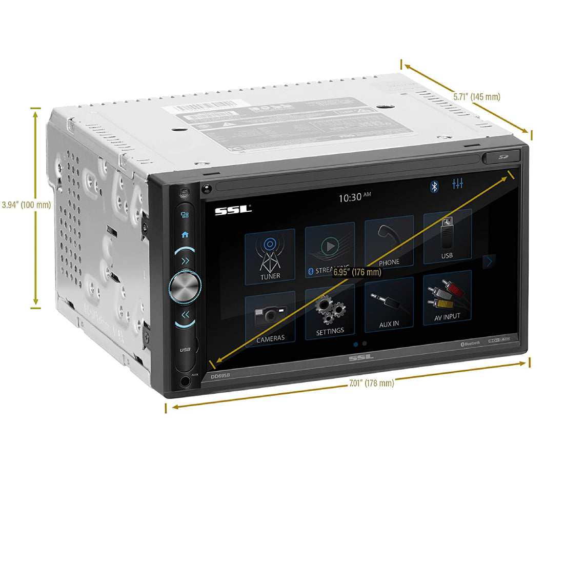 Sound Storm Laboratories DD999ACPW Double-DIN, Wireless Apple