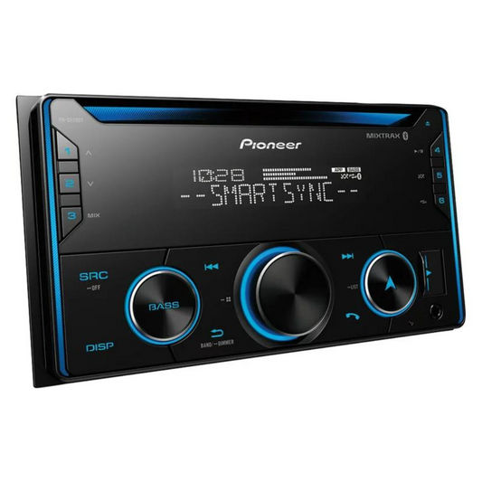  PIONEER SPH10BT Single-DIN in-Dash Mechless Smart Sync Receiver  with Bluetooth : Electronics