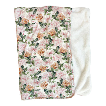 Golden Roses Plush Swaddle