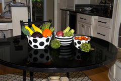 Black and White Serving Collection