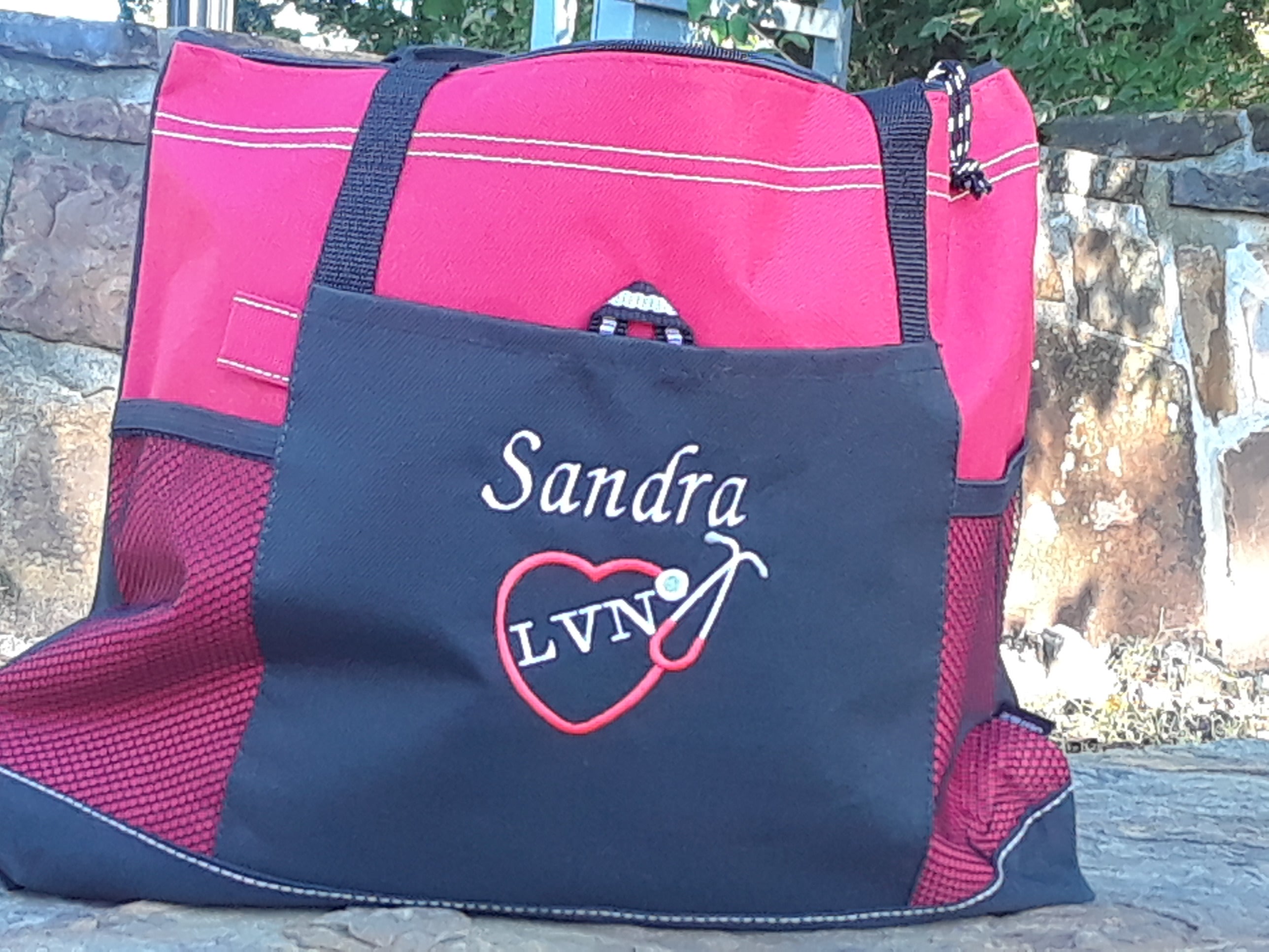 nurse tote bag personalized