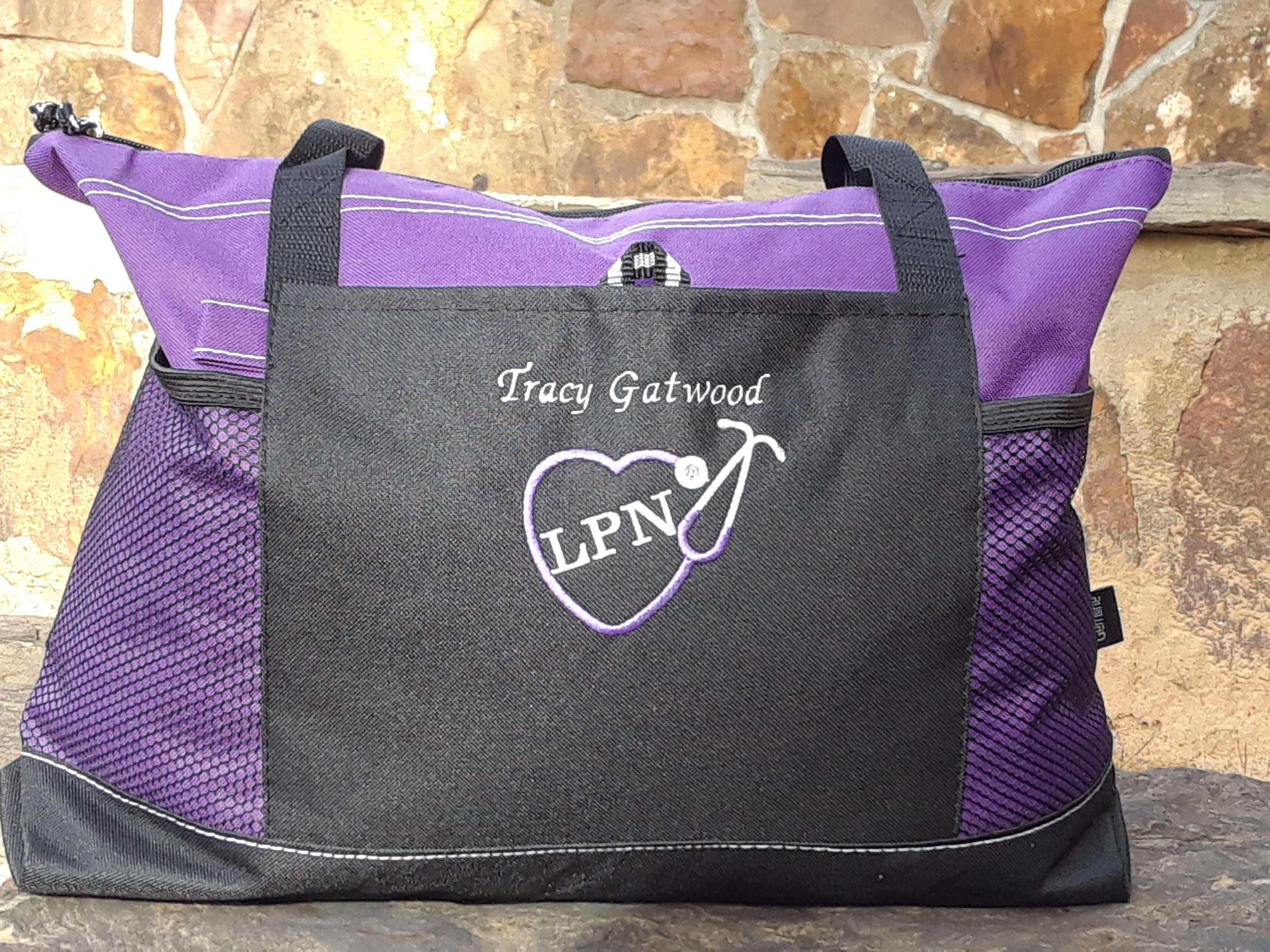 personalized nurse tote