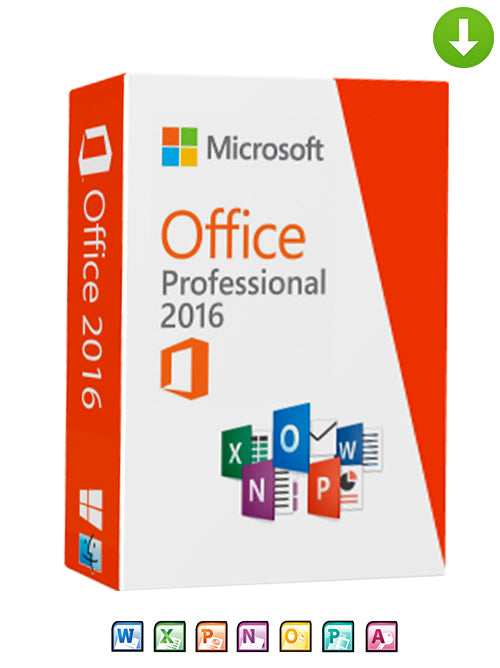 Microsoft Office 2016 Professional Plus Software on DVD – MSOffice
