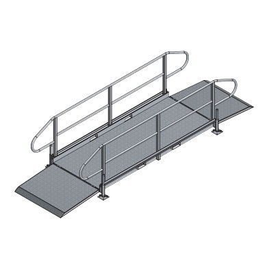 Bridge Platform with End Ramps | SafeSmart Access