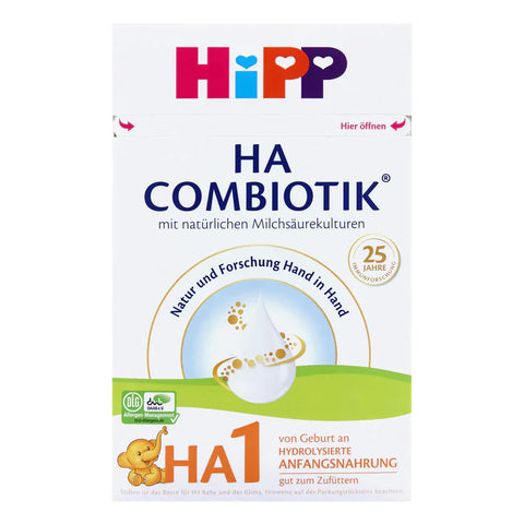 HiPP Hypoallergenic HA1 Combiotic Infant Milk Formula (600g) (4 boxes) –  Love Organic Baby