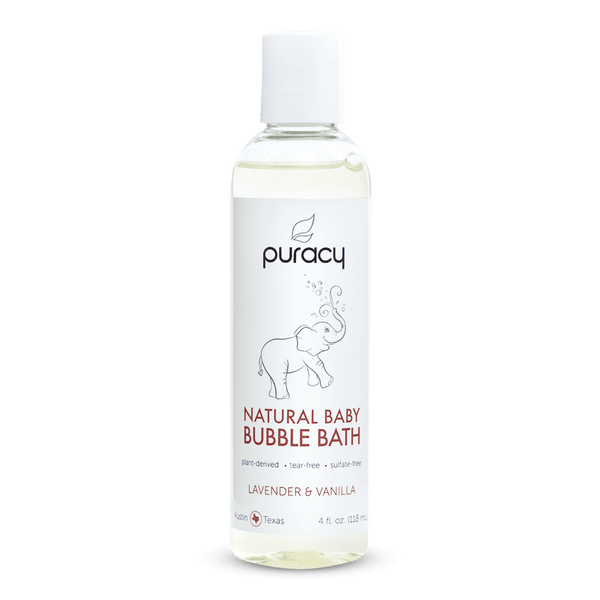 Natural Baby Bubble Bath Lavender Vanilla 4oz Love Organic Baby