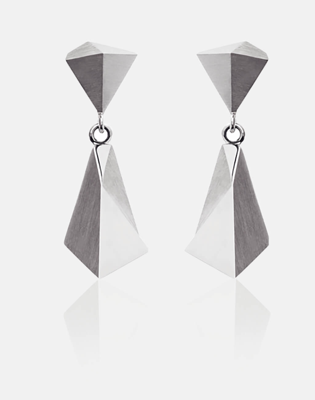 Stealth | Ohrringe, Ohrhänger 750/- Weissgold | earrings, 18kt white gold | SYNO-Schmuck.com