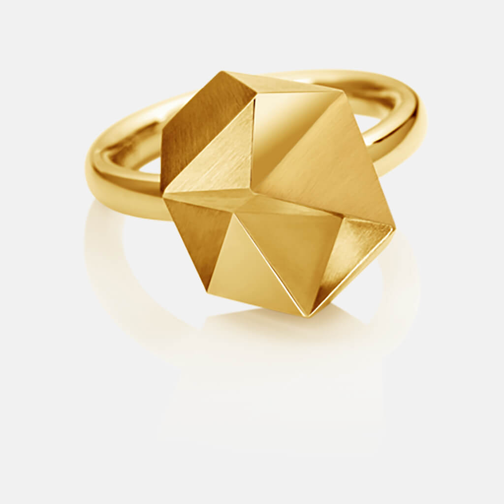 Tectone | Ring, 750/- Gelbgold | ring, 18kt yellow gold | SYNO-Schmuck.com