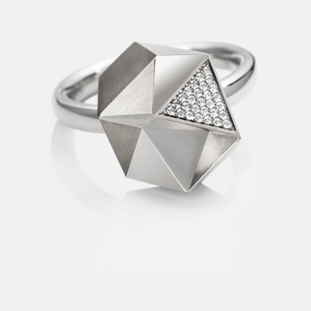 Tectone | Ring, 950/- Platin, Brillanten, Diamanten | ring 950/- platinum, diamonds | SYNO-Schmuck.com