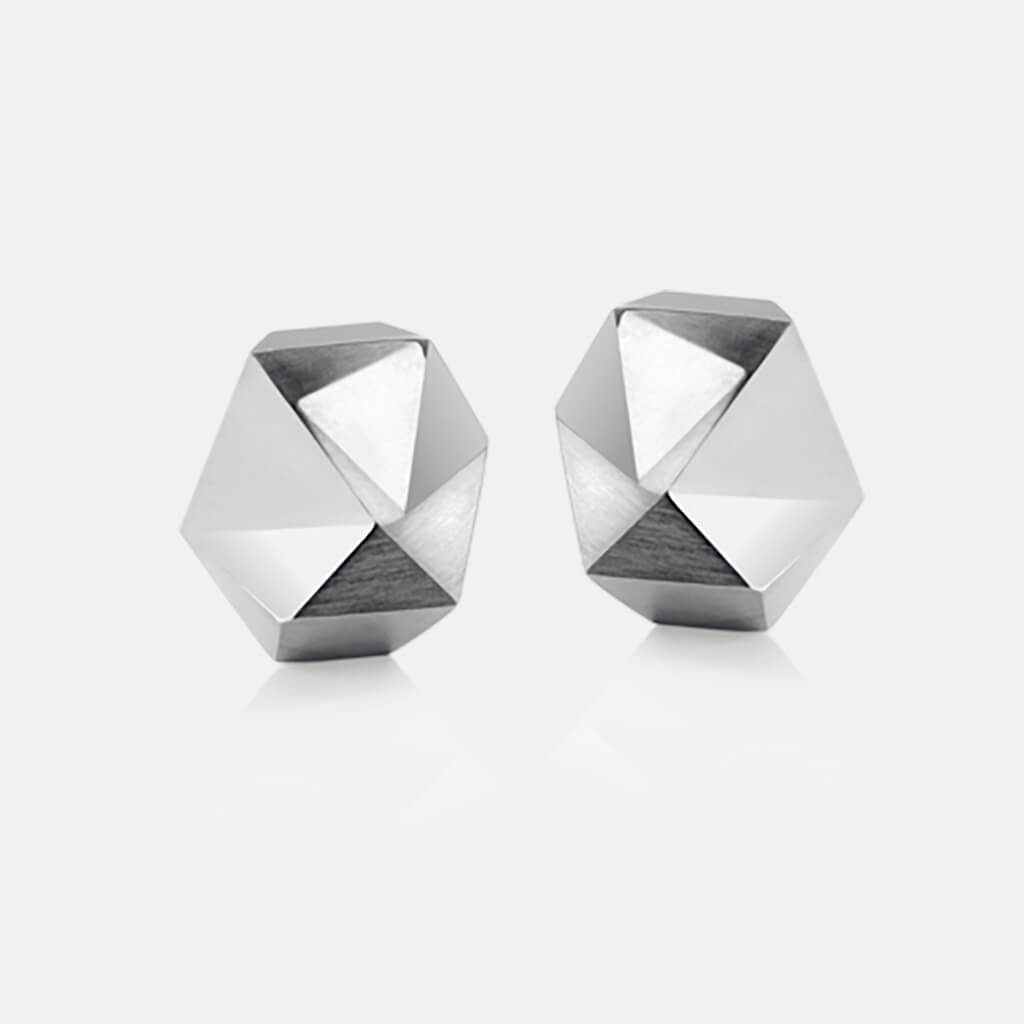 Tectone | Ohrringe, Ohrstecker 750/- Weissgold, Brillanten, Diamanten | ear studs, earrings, 18kt white gold, diamonds | SYNO-Schmuck.com