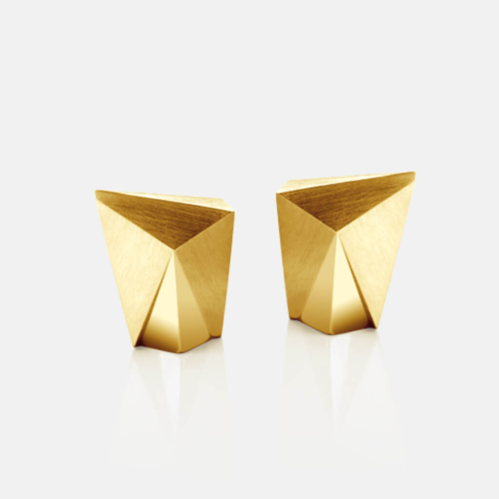 Cyllena | Ohrringe, Ohrstecker, 750/- Gelbgold | ear studs, earrings, 18kt yellow gold | SYNO-Schmuck.com