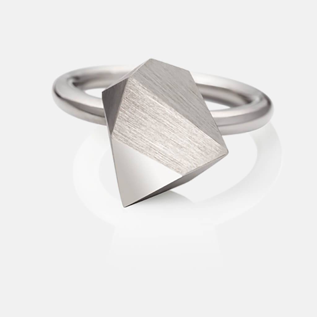 Ufo | Ring, 950/- Platin | ring, 950/- platinum | SYNO-Schmuck.com