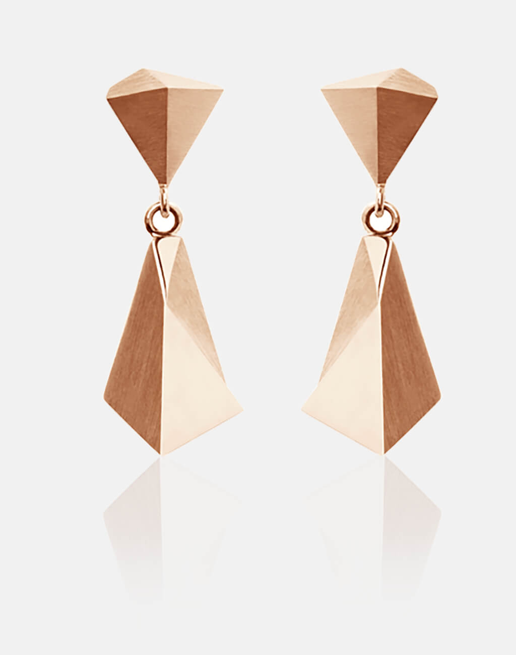 Stealth | Ohrringe, Ohrhänger 750/- Rosegold | earrings, ear studs 18kt rose gold | SYNO-Schmuck.com