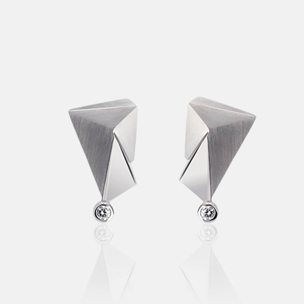 Cyllene | Ohrringe, Ohrstecker, 750/- Weissgold, Brillanten, Diamanten | ear studs, earrings, 18kt white gold, diamonds | SYNO-Schmuck.com