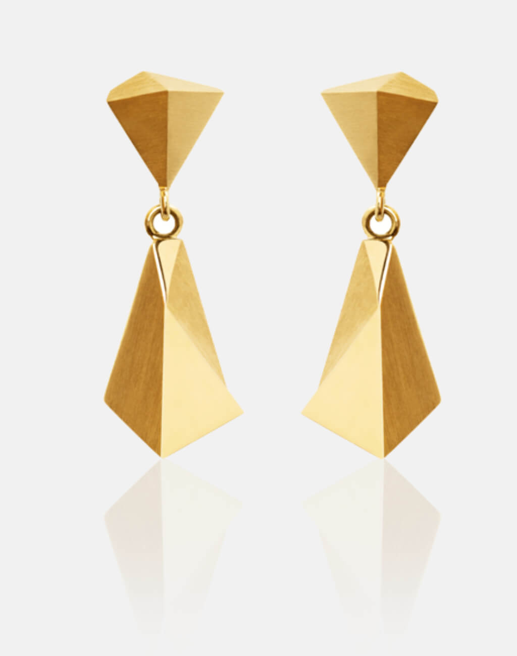 Stealth | Ohrringe, Ohrhänger 750/- Gelbgold | earrings 18kt yellow gold | SYNO-Schmuck.com