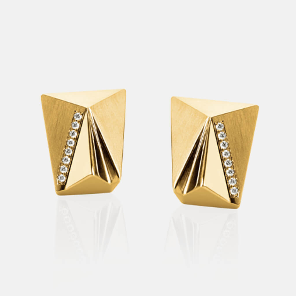 Cyllena | Ohrringe, Ohrstecker, 750/- Gelbgold, Brillanten, Diamanten | ear studs, earrings. 18kt yellow gold, diamonds | SYNO-Schmuck.com