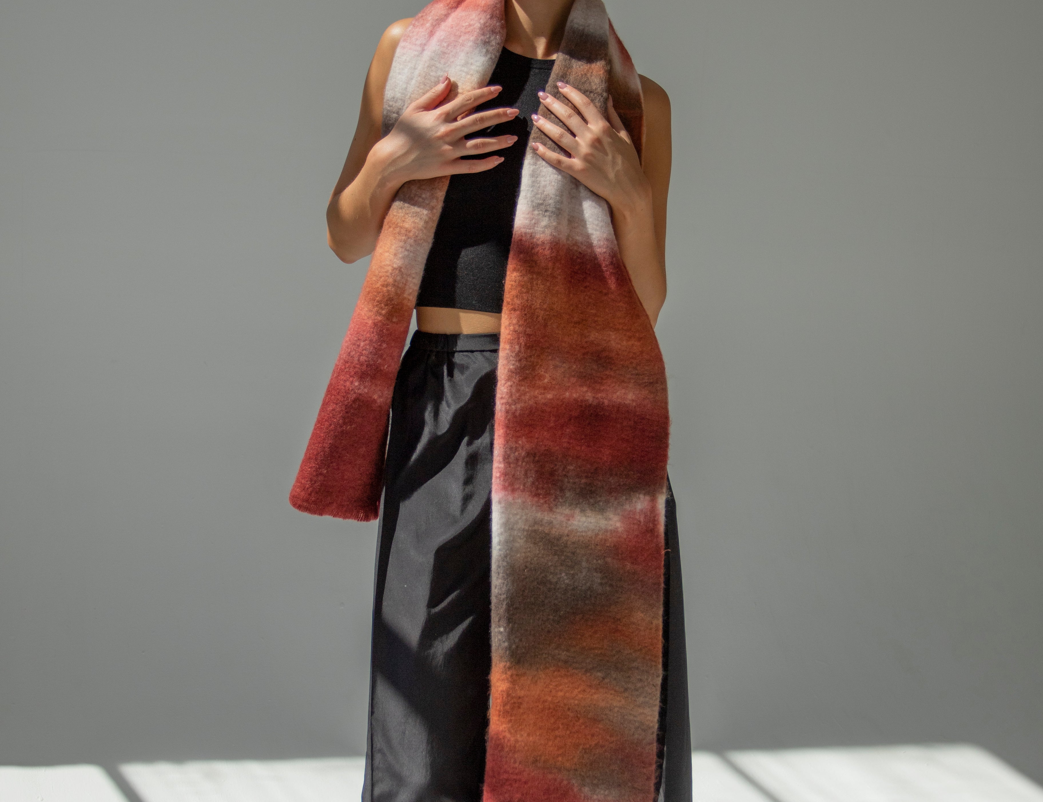 Curate - Arctic Fox & Co. The Reykjavik Scarf - Sustainable Fashion Arctic Grey