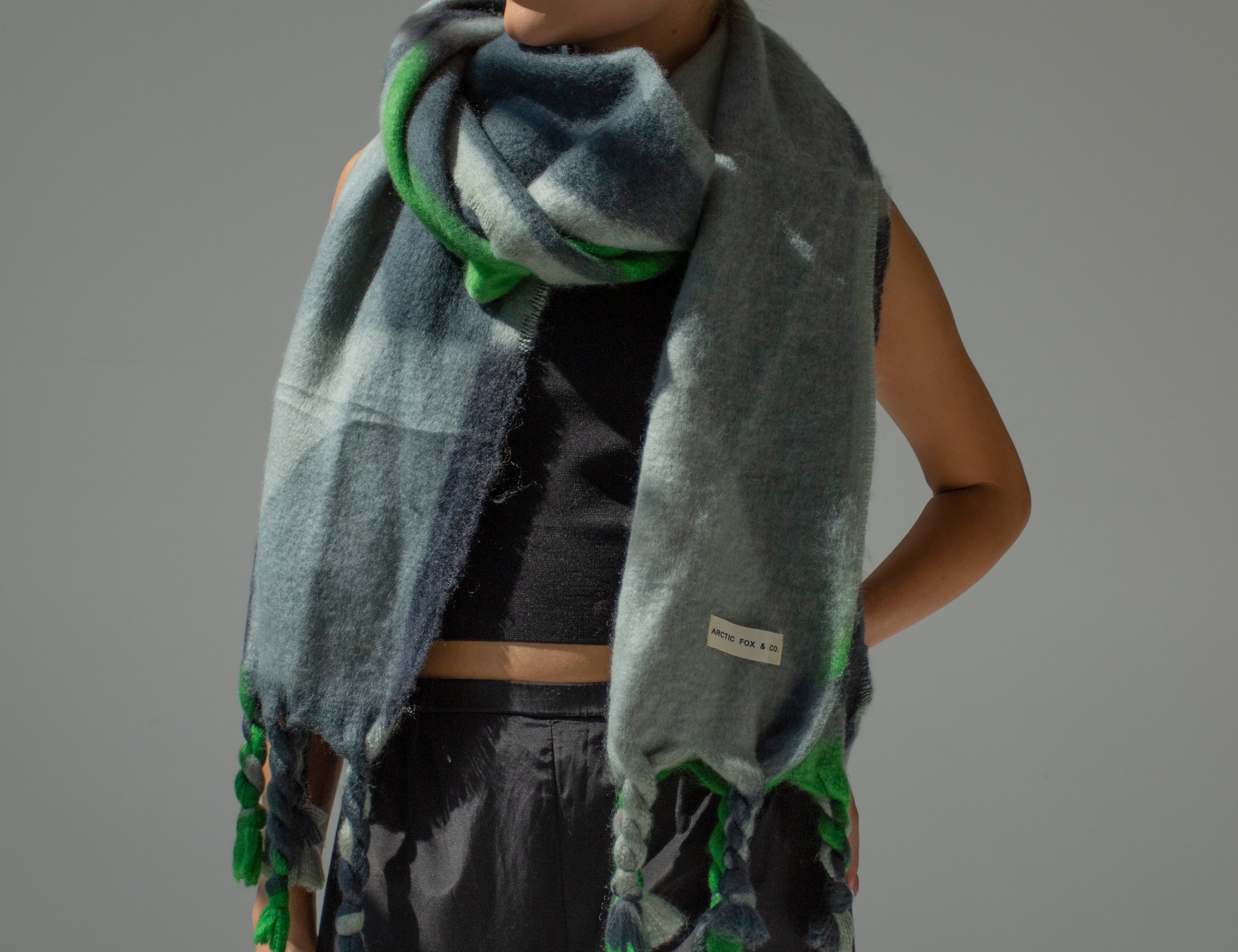 Curate - Arctic Fox & Co. The Reykjavik Scarf - Sustainable Fashion Polar White