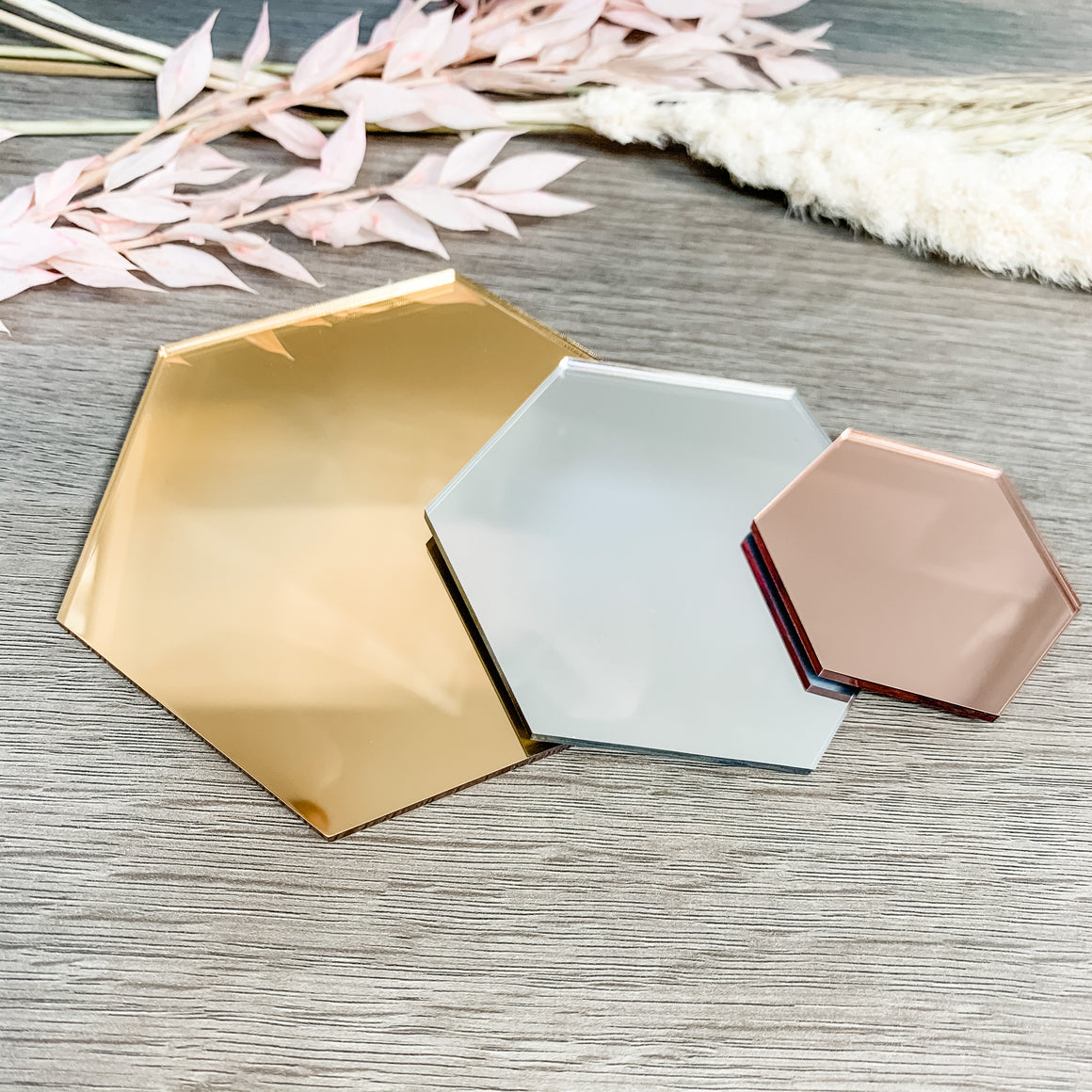 acrylic hexagon blanks