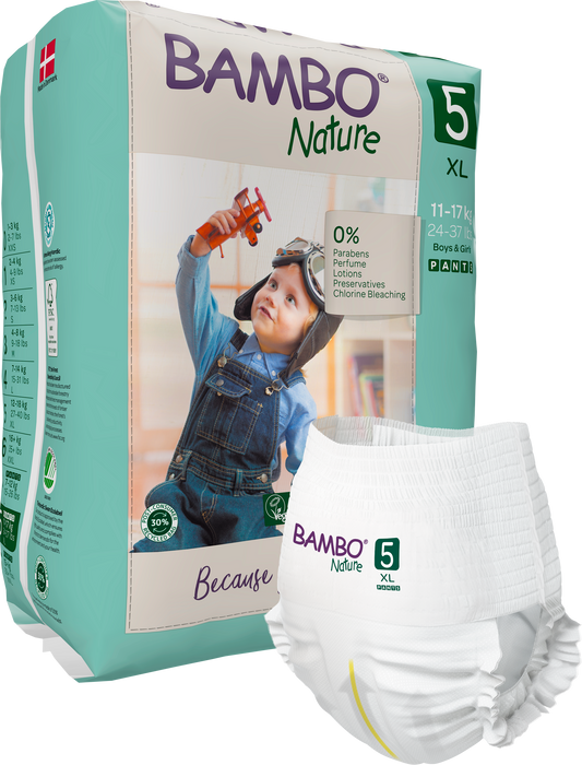 Bambo Nature Training Pants [Size 6 / 18+kg] 19pcs/pack – Babyken Singapore