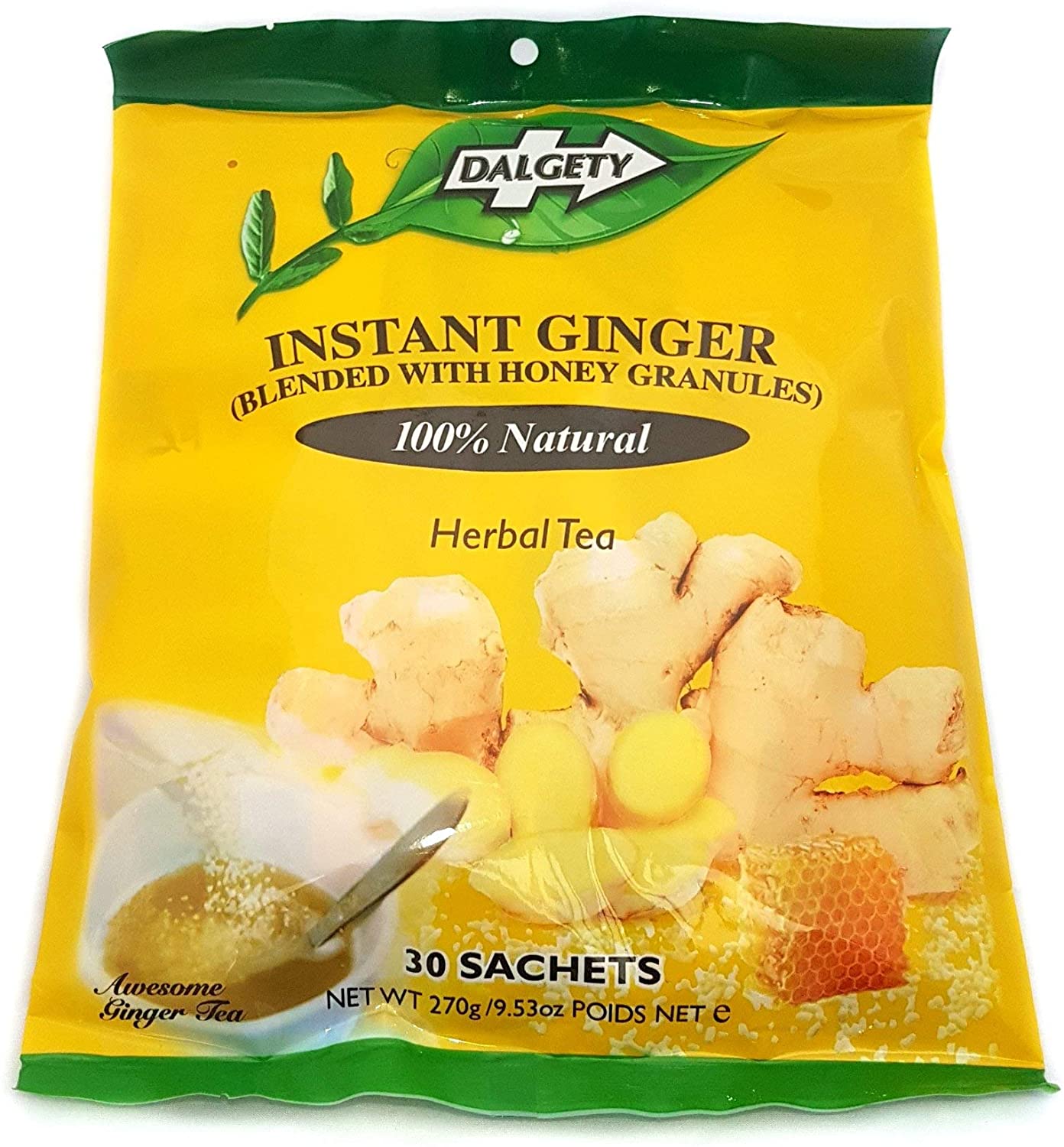 Dalgety Instant Ginger Pouch 30 Tea Bags Panchef 6854