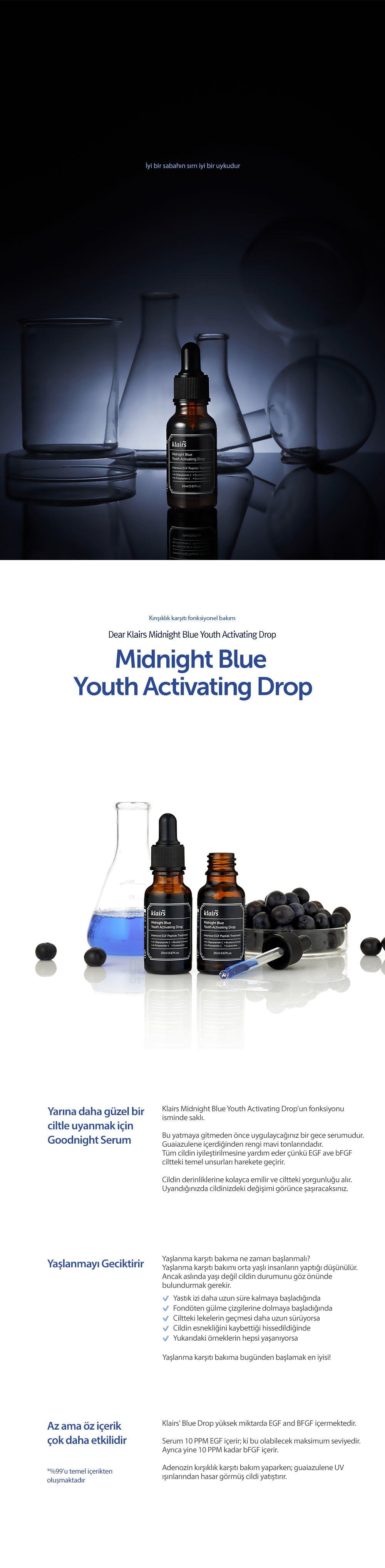 [Klairs] Midnight Blue Youth Activating Drop TR-1