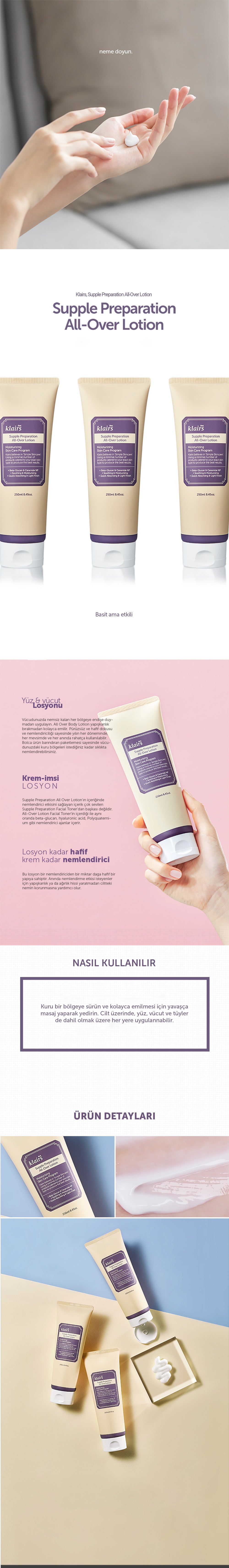 [Klairs] Supple Preparation Allover Lotion TR