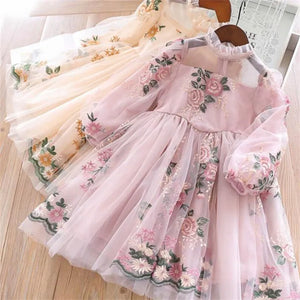 Flower Girls Wedding Party Princess Dress - FrenzyAfricanFashion.com