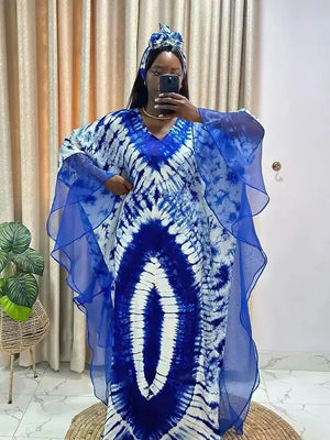African Dresses for Women Traditional Africa Clothing Dashiki Ankara Outfits Gown Abayas Robe Muslim Kaftan Maxi Long Dress 2024 - FrenzyAfricanFashion.com