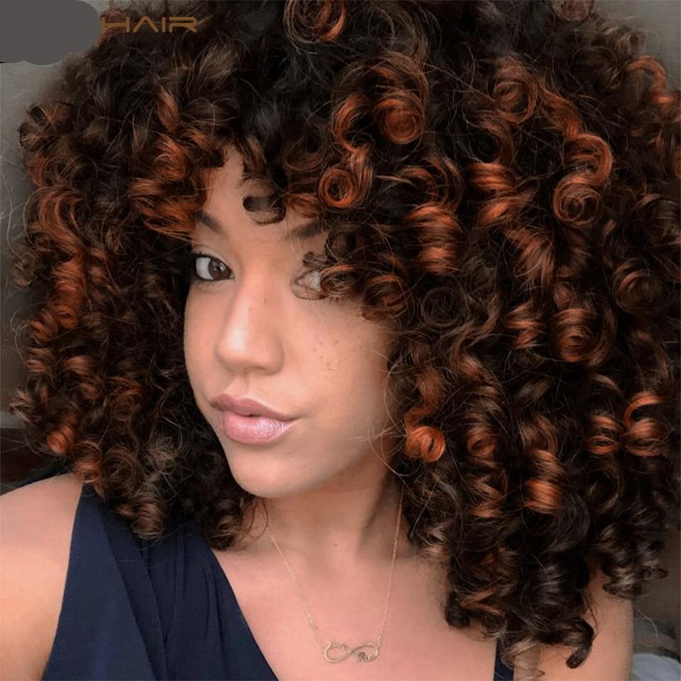 cheap curly synthetic wigs