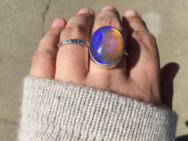 opal ring customer photo