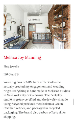 EcoCult Melissa Joy Manning