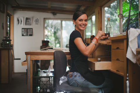 Luana Coonen at the bench