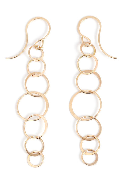 Long lightweight chain earrings – Melissa Joy Manning Jewelry