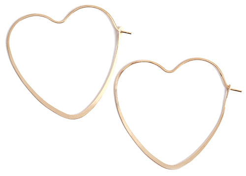 Elsa Peretti® Open Heart Hoop Earrings In 18k More Sizes Tiffany