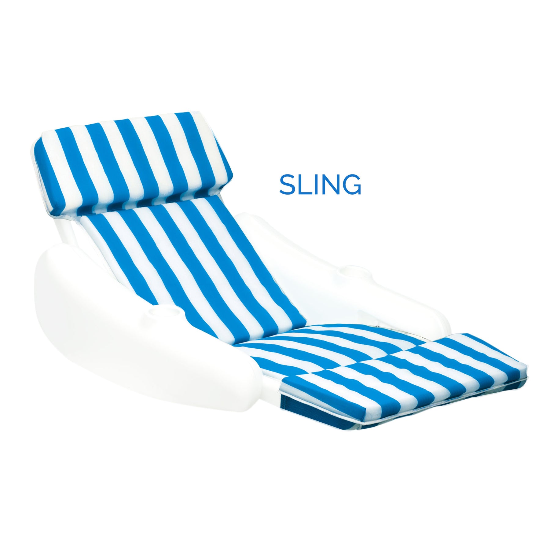 swimline sunchaser padded floating luxury chair pool lounger