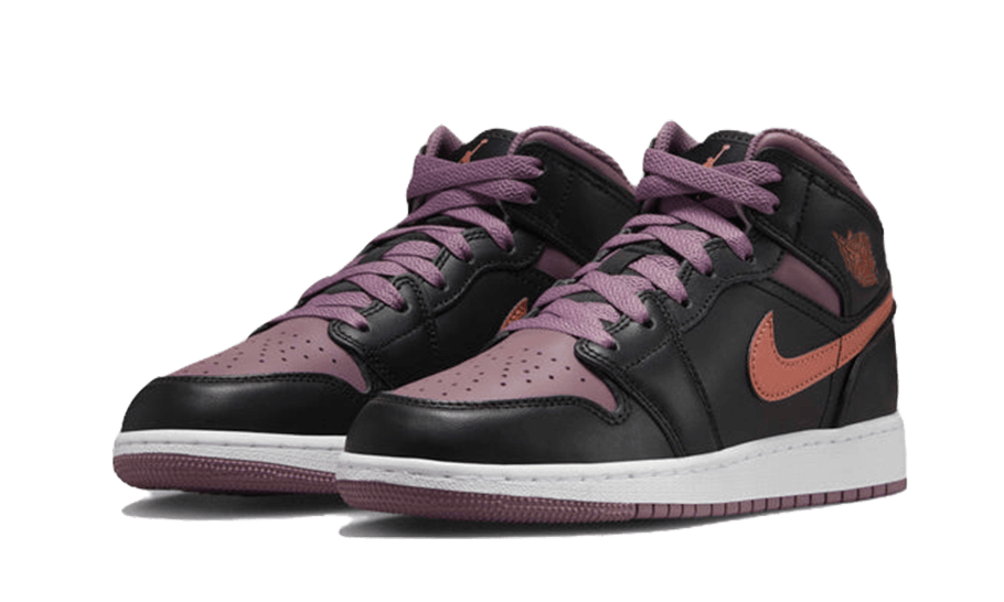 Air Jordan 1 Mid SE GS 'Black Sky J Mauve' - FB9909-008