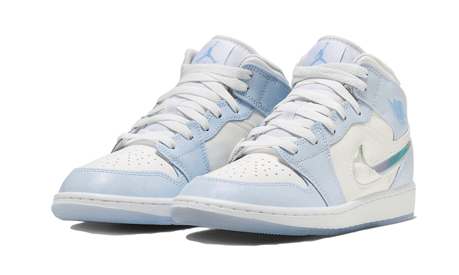 Air Jordan 1 Mid SE sko til store barn - Blå - FQ9117-400